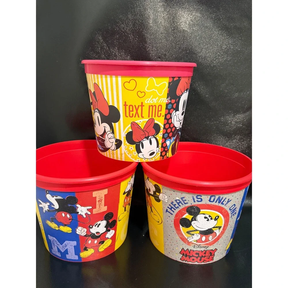 Disney Mickey Mouse Pop Secret Popcorn Bucket Party‎ Favors 3 Piece Set
